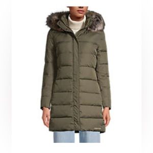 Lands’ End Women’s Down Winter Coat M/P *NWT